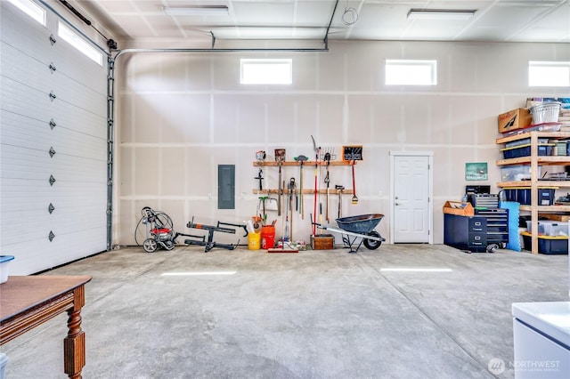 4689 Petrel St, Port Townsend, WA 98368 - garage featuring electric panel