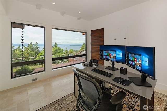 2000 Mount Dallas Rd, Friday Harbor, WA 98250 - home office with recessed lighting