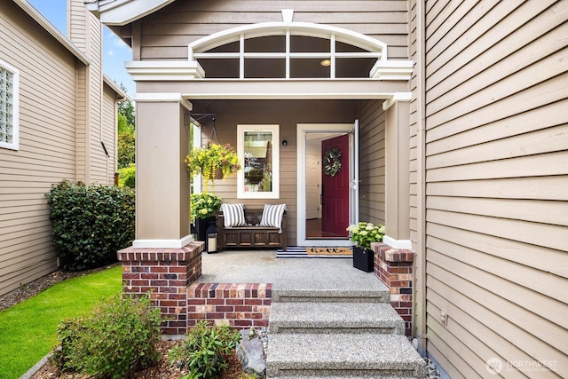 4213 249th Ct SE, Sammamish, WA 98029 - doorway to property with a porch