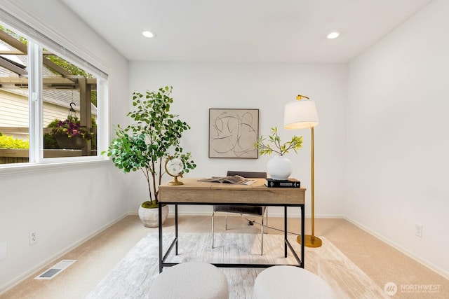 4213 249th Ct SE, Sammamish, WA 98029 - office area with light colored carpet and recessed lighting