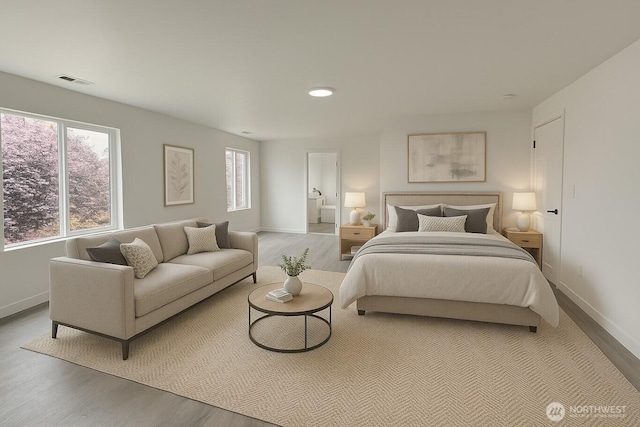 20112 14th Avenue Ct E, Spanaway, WA 98387 - bedroom with wood finished floors, multiple windows, and recessed lighting