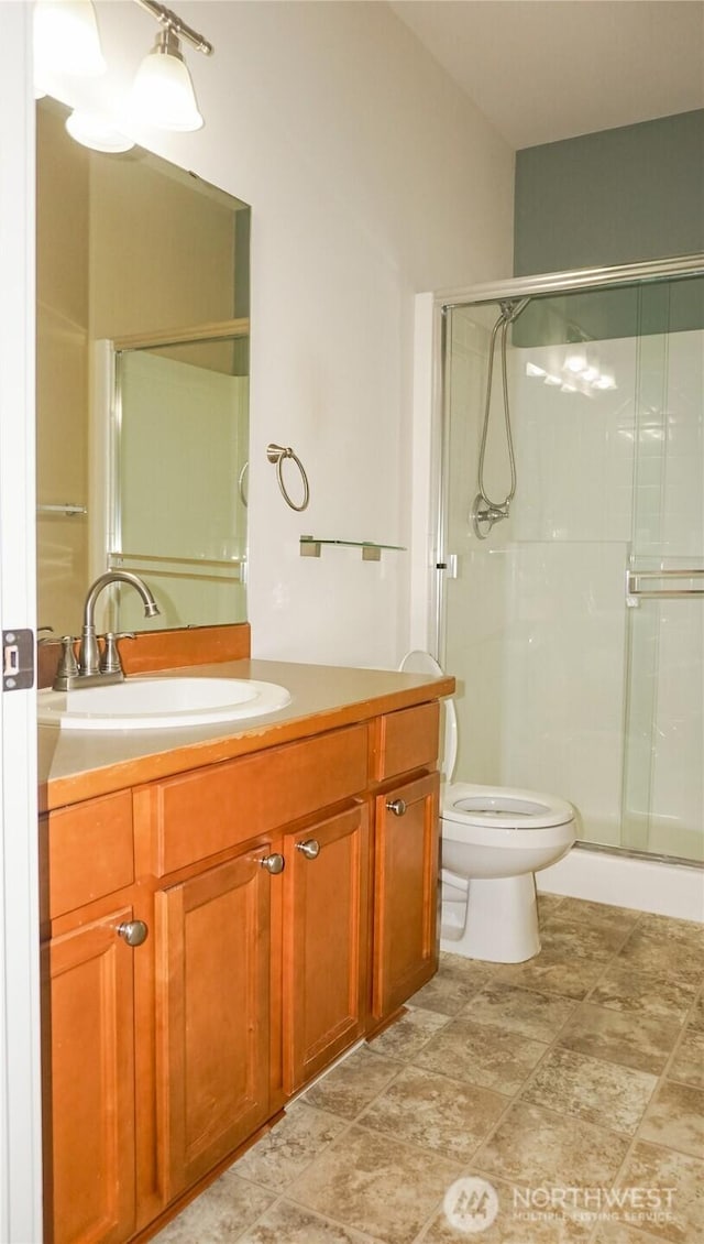 21502 51st Ave S Unit 44, Kent, WA 98032 - full bath featuring vanity and a shower stall