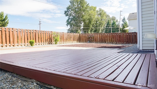 21502 51st Ave S Unit 44, Kent, WA 98032 - wooden deck with a fenced backyard