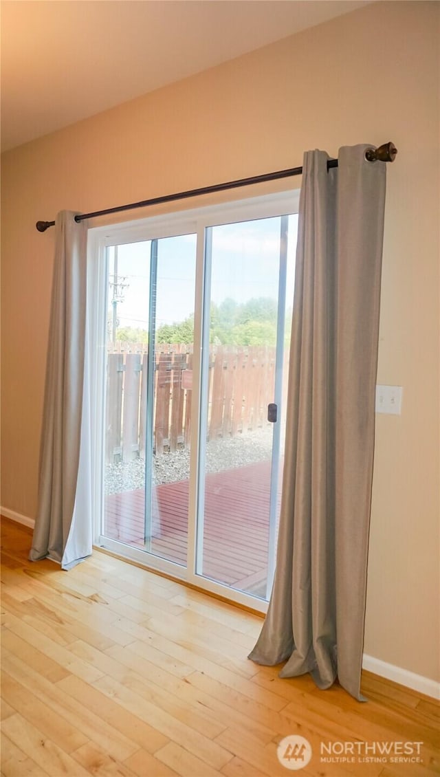 21502 51st Ave S Unit 44, Kent, WA 98032 - entryway with light wood-style flooring
