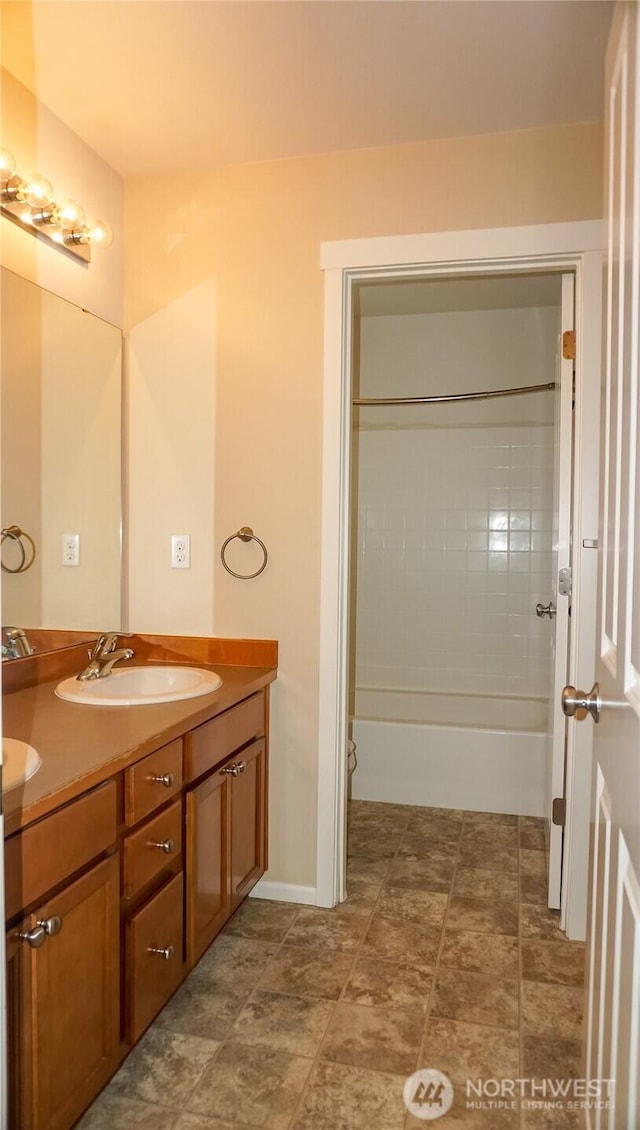 21502 51st Ave S Unit 44, Kent, WA 98032 - full bathroom with double vanity and shower / bath combination