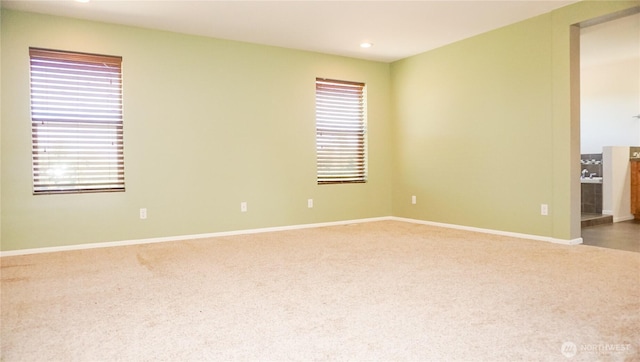 21502 51st Ave S Unit 44, Kent, WA 98032 - empty room with carpet floors and recessed lighting