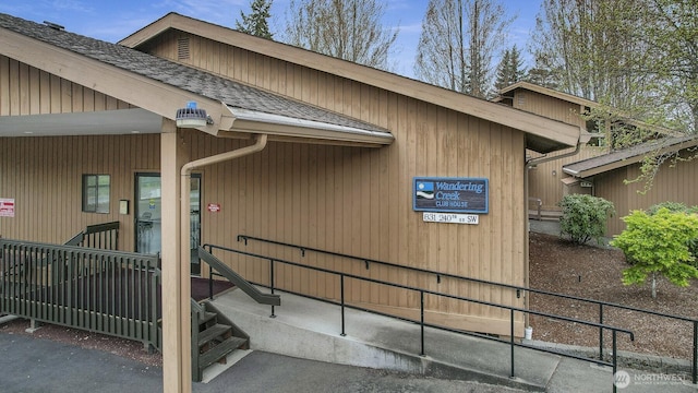 23704 9th Pl W, Bothell, WA 98021 - view of exterior entry featuring roof with shingles
