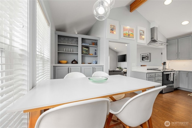 244 N Emerson Ave, Wenatchee, WA 98801 - dining room featuring wood finished floors and recessed lighting