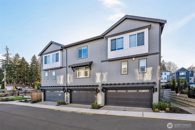 22924 80th Pl W Unit B, Edmonds, WA 98026 - view of property with an attached garage and driveway