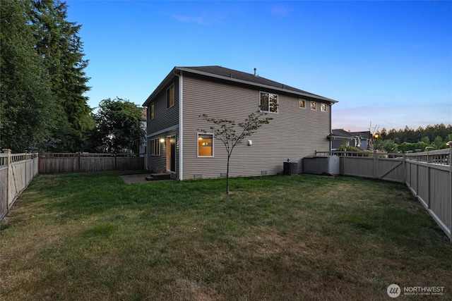 3632 London Loop NE, Lacey, WA 98516 - rear view of house with a fenced backyard