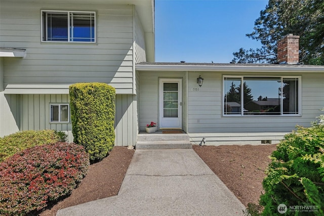 1001 Garden Dr, Lynden, WA 98264 - entrance to property with a chimney