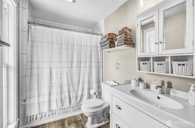 12907 SE 245th St, Kent, WA 98030 - bathroom with vanity and wood finished floors