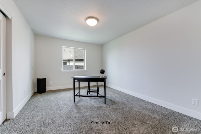 4246 W Sandy Ct, Moses Lake, WA 98837 - home office featuring carpet floors and baseboards