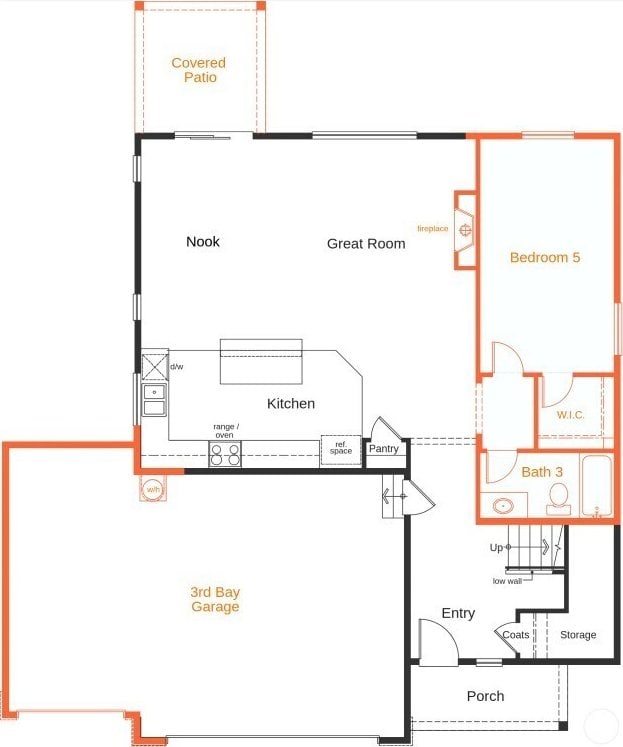 13604 185th Street Ct E Unit 107, Puyallup, WA 98374 - floor plan / room layout