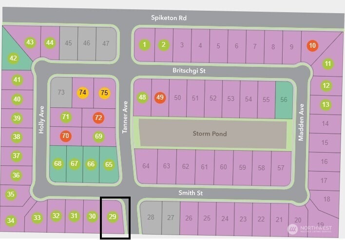 867 Smith St Unit 29, Buckley, WA 98321 - map showing property parcels