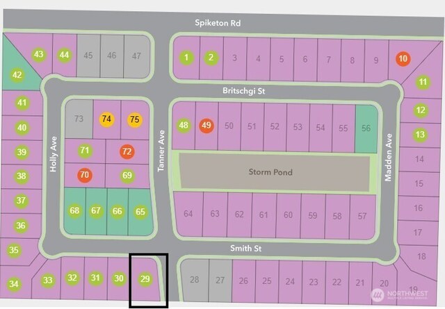 867 Smith St Unit 29, Buckley, WA 98321 - map showing property parcels
