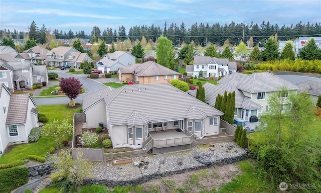 17713 92nd Ave E, Puyallup, WA 98375 - aerial perspective of suburban area