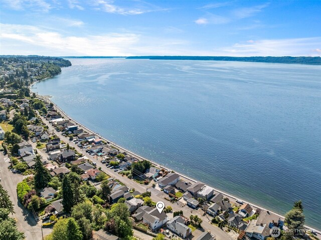 28440 Sound View Dr S, Des Moines, WA 98198 - aerial view of residential area with a nearby body of water