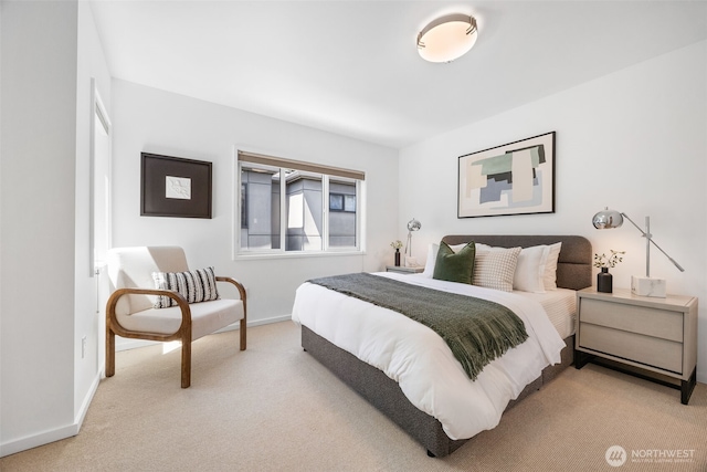 203 20th Ave E, Seattle, WA 98112 - bedroom with light carpet and baseboards