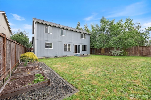 4109 Shale St SE, Lacey, WA 98503 - back of property with a garden