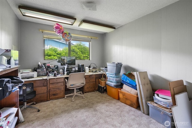 209 Old Hill Rd, Aberdeen, WA 98520 - office space with light colored carpet and a textured ceiling