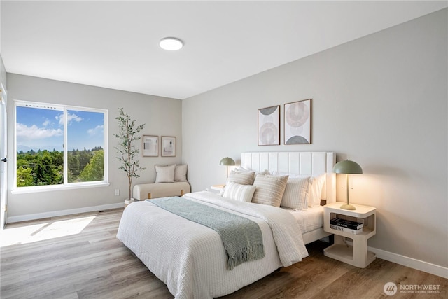 9422 49th Ave S, Seattle, WA 98118 - bedroom featuring baseboards and wood finished floors