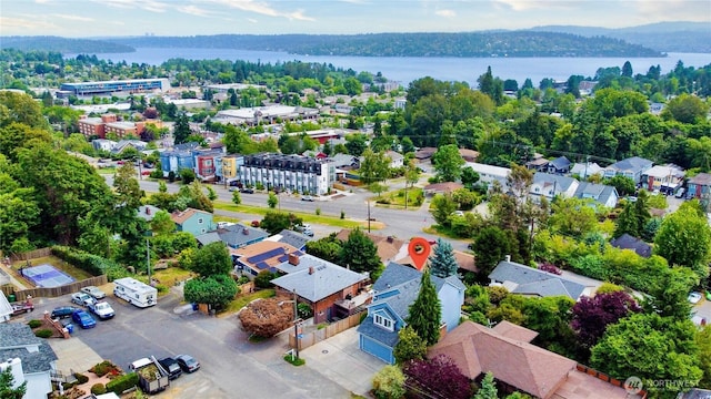 9422 49th Ave S, Seattle, WA 98118 - aerial view of a nearby body of water