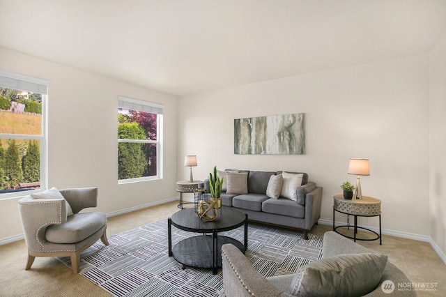 27638 246th Ave SE, Maple Valley, WA 98038 - living area with light carpet and baseboards