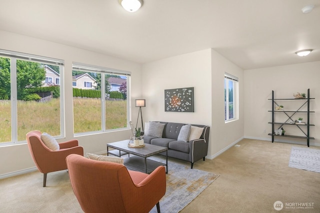 27638 246th Ave SE, Maple Valley, WA 98038 - living area with light colored carpet and baseboards