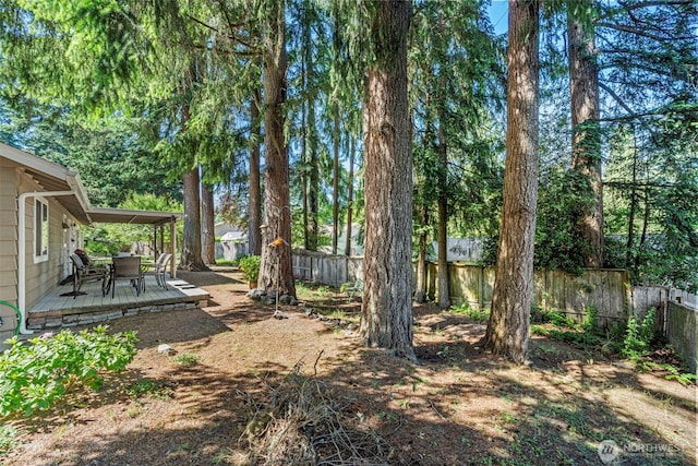 2112 SE Yucca Ct, Port Orchard, WA 98366 - fenced backyard featuring a deck