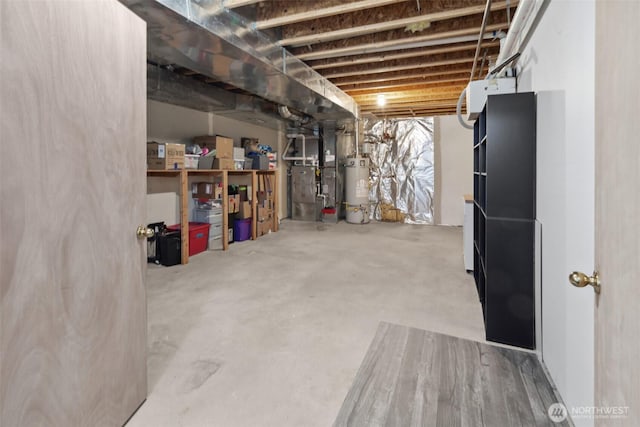 6117 Ames Lake Carnation Rd NE, Carnation, WA 98014 - unfinished below grade area featuring secured water heater and heating unit
