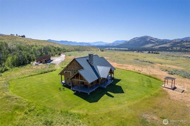 67 Goudy Grade Rd, Winthrop, WA 98862 - view of rural area featuring a mountain backdrop