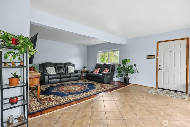 236 Newaukum Valley Rd, Chehalis, WA 98532 - living room featuring tile patterned flooring and baseboards