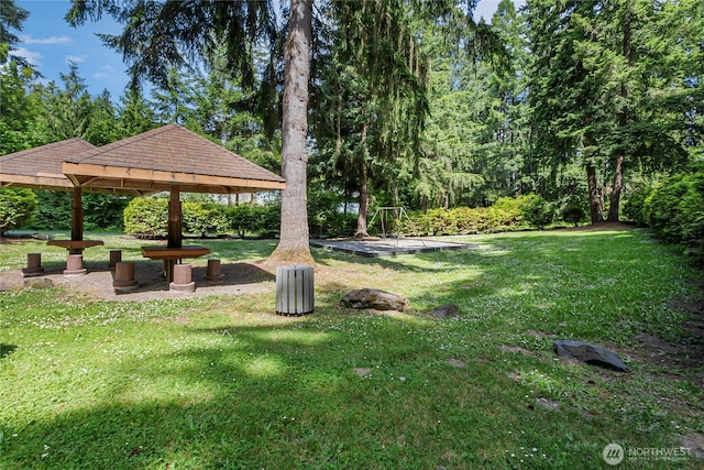17642 Vine Ln SE, Yelm, WA 98597 - view of grassy yard featuring a gazebo