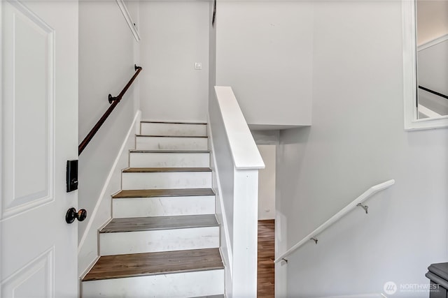 17642 Vine Ln SE, Yelm, WA 98597 - stairs with wood finished floors