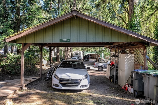 17924 E Clear Lake Blvd SE, Yelm, WA 98597 - view of parking / parking lot with a detached carport