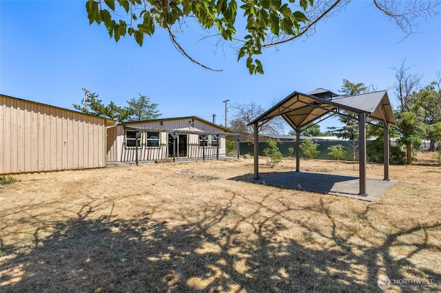 223 Carswell Dr, Moses Lake, WA 98837 - view of yard with a gazebo and a patio