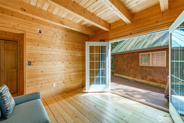 14030 Shuksan Rim Dr, Glacier, WA 98244 - interior space with beamed ceiling