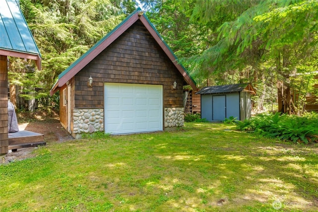 14030 Shuksan Rim Dr, Glacier, WA 98244 - detached garage with a shed