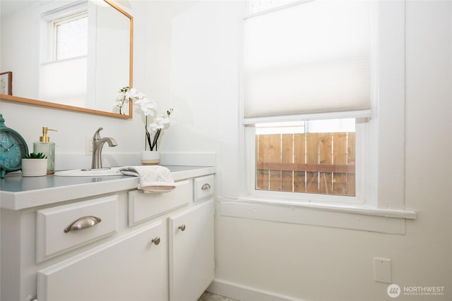 2029 S Charles St, Seattle, WA 98144 - bathroom featuring plenty of natural light and vanity