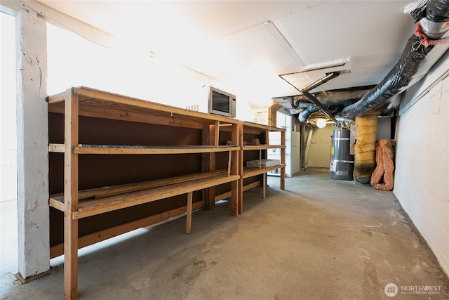 2029 S Charles St, Seattle, WA 98144 - unfinished below grade area with secured water heater