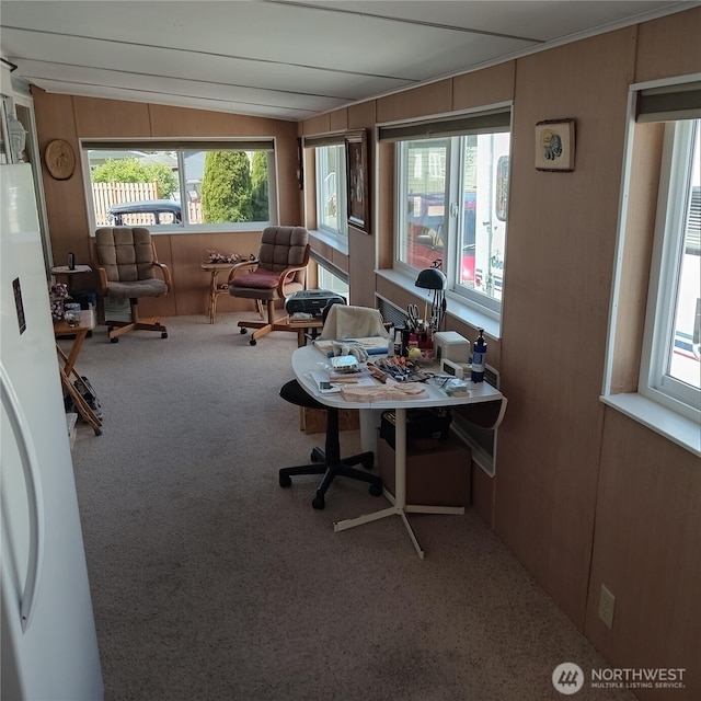 4751 Birch Bay Lynden Rd Unit 301, Blaine, WA 98230 - carpeted office featuring healthy amount of natural light and wood walls