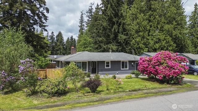 6410 Cypress St, Everett, WA 98203 - ranch-style house featuring a chimney