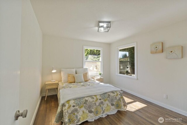 6410 Cypress St, Everett, WA 98203 - bedroom with wood finished floors and baseboards