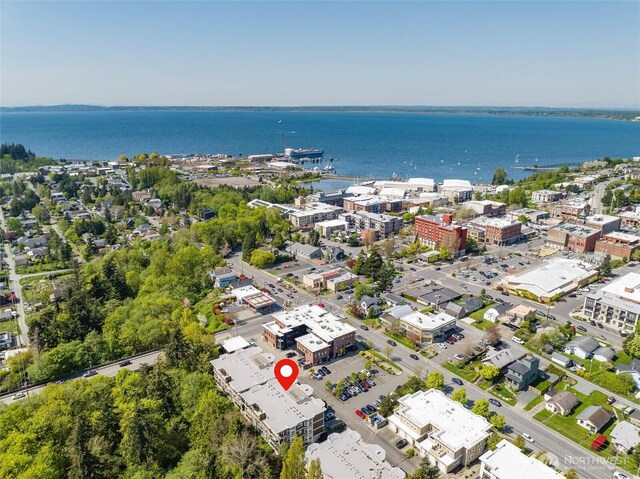 1216 Old Fairhaven Pkwy Unit 203, Bellingham, WA 98225 - drone / aerial view of a large body of water