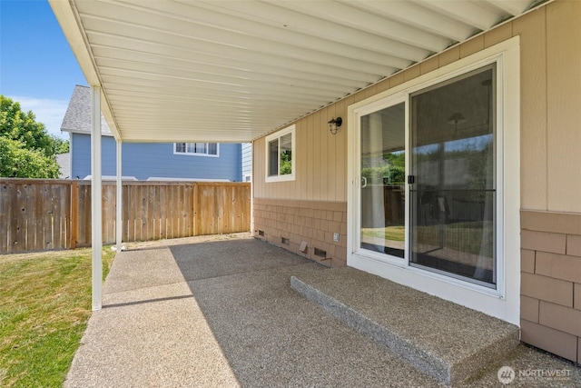 4109 Ingleside Loop SE, Lacey, WA 98503 - view of patio / terrace featuring an attached carport