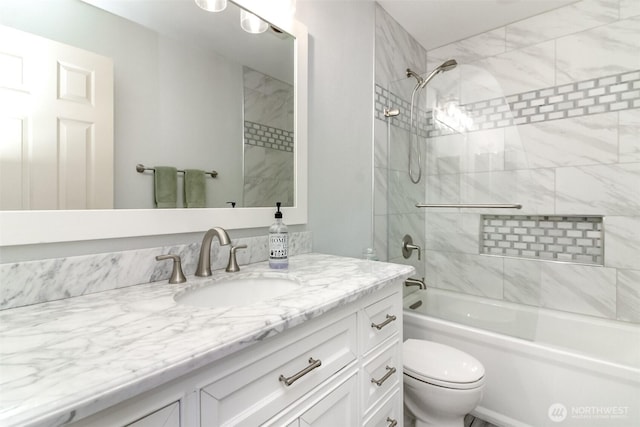 913 N Mountain View Ave, Tacoma, WA 98406 - full bathroom with vanity and bathtub / shower combination