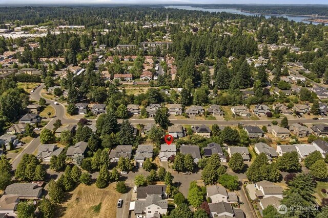 2004 15th Ave SW, Olympia, WA 98502 - aerial view of property's location with nearby suburban area