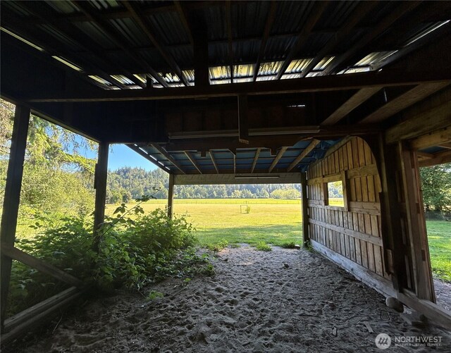 4776 Prairie Ln, Sedro Woolley, WA 98284 - view of yard featuring an exterior structure and an outdoor structure