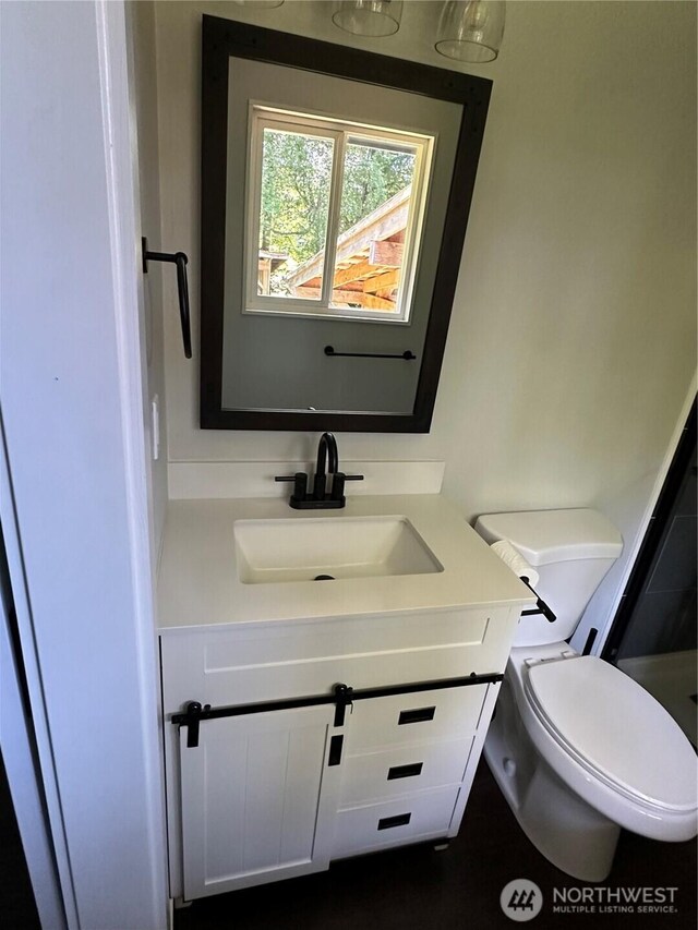 4776 Prairie Ln, Sedro Woolley, WA 98284 - bathroom featuring vanity and toilet